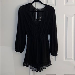 Long sleeve romper